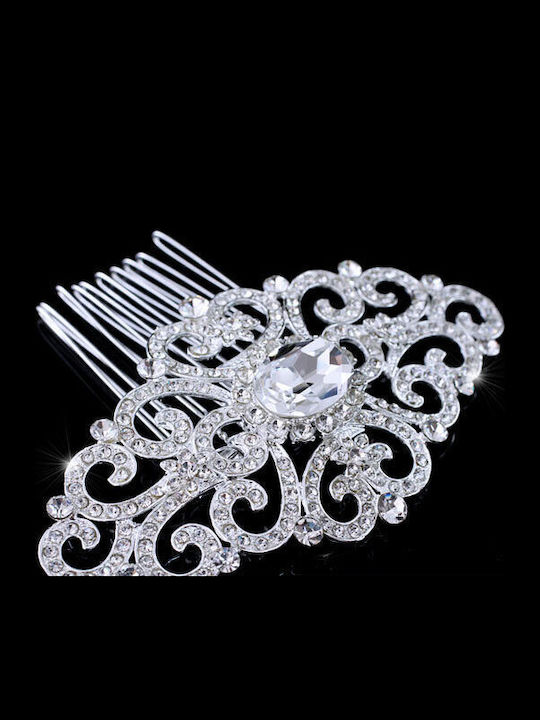 Beautiful Elegant Bridal Hair Comb Art Deco Vintage Swarovski Crystals 10 X 5.5 Cm Bonnie
