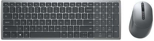 Dell KM7120W Wireless Bluetooth Keyboard & Mouse Set Gray