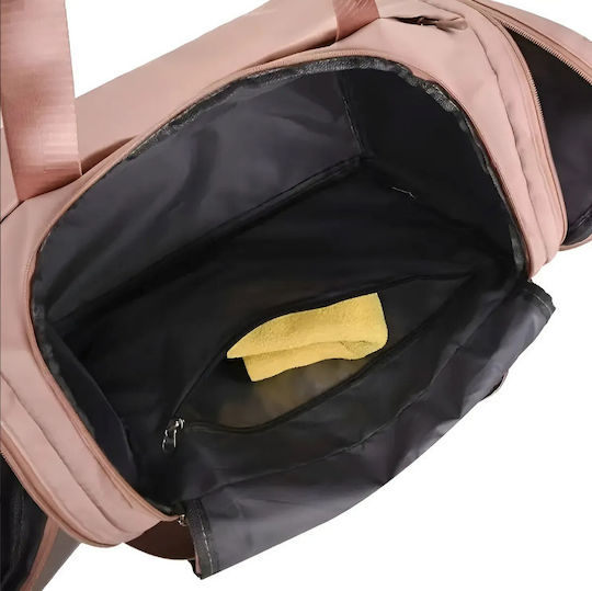 Sack Voyage Back Pink Fabric L50xW27xH27cm