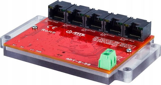 Диспечер Atte Switch Poe Удължител Apt-5-50 5-портов Atte