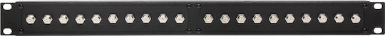 Delta Patch Panel για Rack 19" Μαύρο