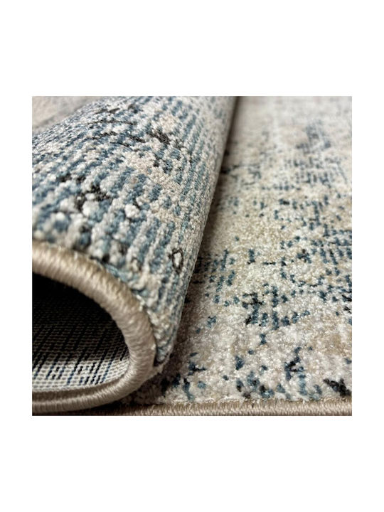 SpitiBazaar Rug Rectangular Beige - Black