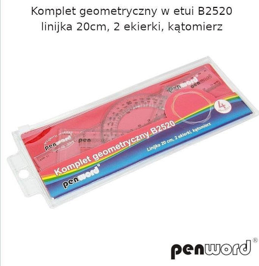 Penword Σετ 4 Γεωμετρικά Όργανα