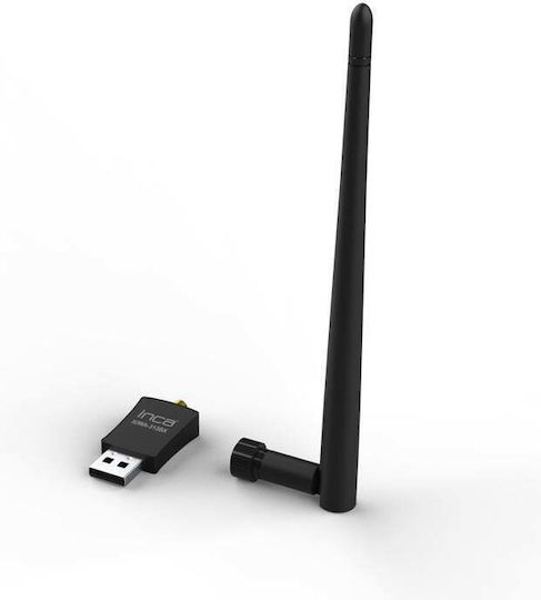 Inca IUWA-313BX Αντάπτορας Δικτύου USB με Ασύρματη Σύνδεση Wi-Fi και Αποσπώμενη Κεραία