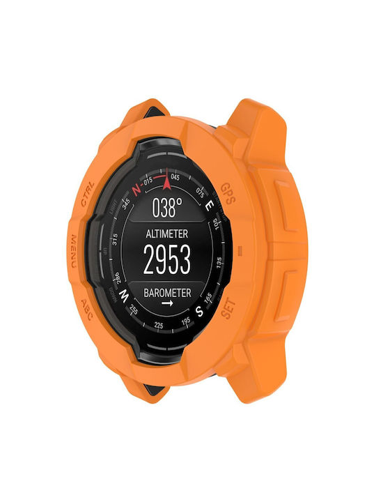 Силиконов Калъф в Оранжев цвят за Garmin Instinct 3 (50 мм)