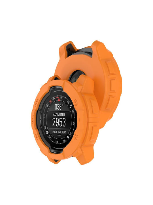 Силиконов Калъф в Оранжев цвят за Garmin Instinct 3 (50 мм)