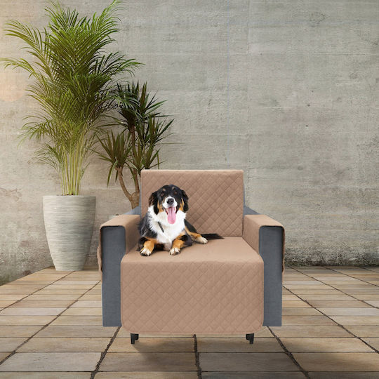 Doggy Dolly Седалка Автомобил за Куче Бежов