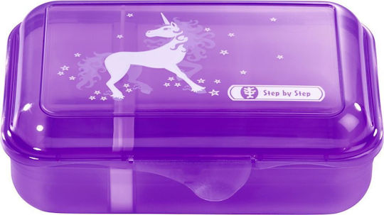Step by Step Plastic Kids' Food Container Unicorns