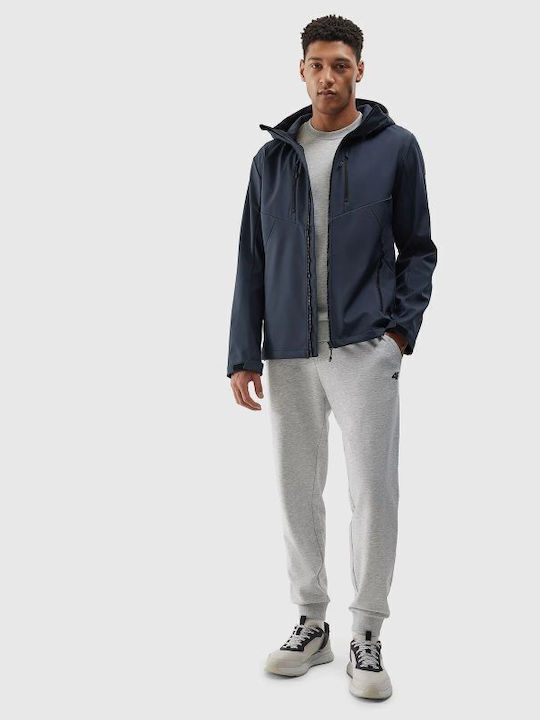 4F Jagdjacke Softshell Blau