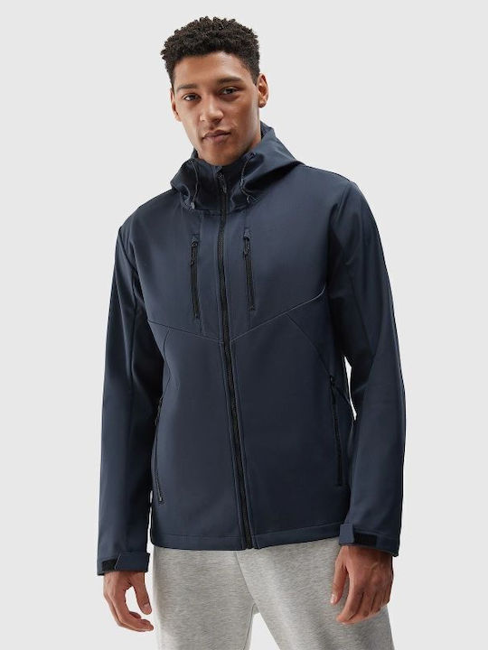 4F Jagdjacke Softshell Blau