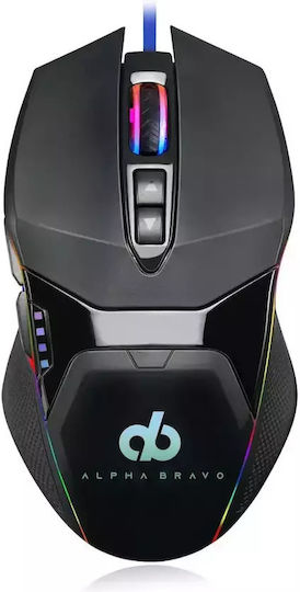 Veho Alpha Bravo GZ1 RGB Gaming Ποντίκι 6400 DPI Μαύρο
