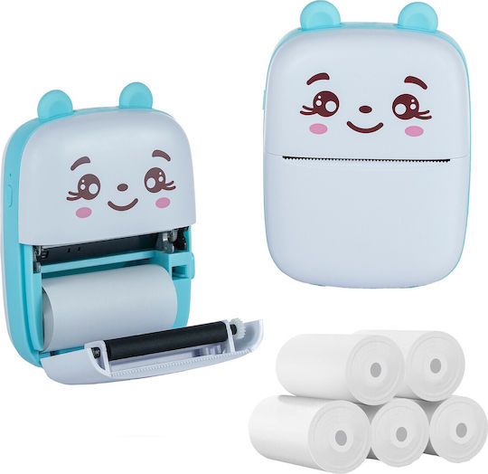 Extralink EPP-002 + 5 Rolls Ασπρόμαυρος Εκτυπωτής Θερμικός