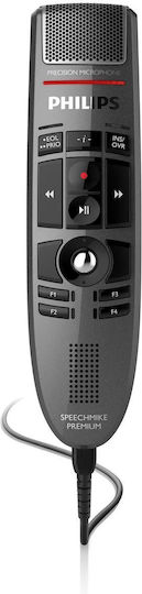 Philips SpeechMike Premium Микрофон USB Щипка за Вокали в Черен Цвят