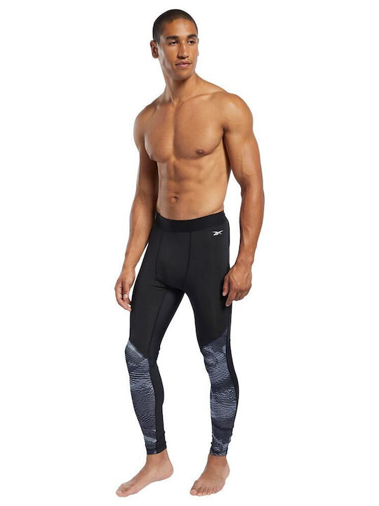 Reebok Speedwick Мъжки термо панталон Черен