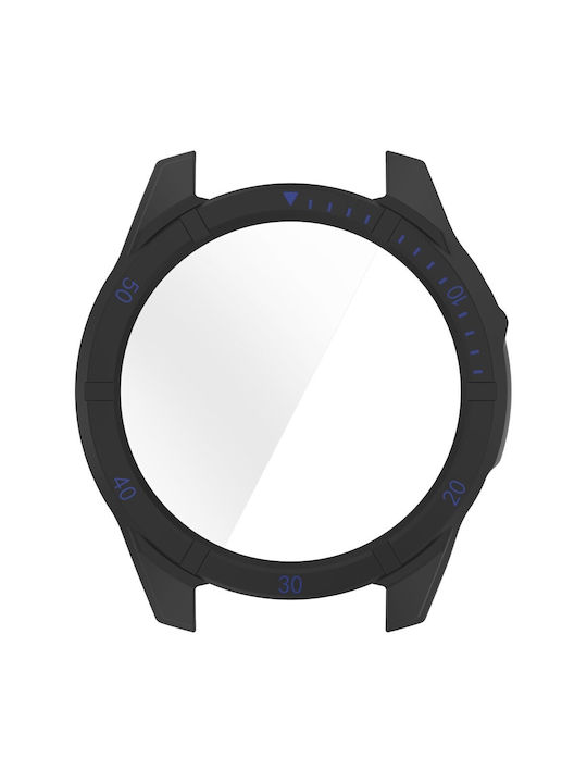 Πλαστική Θήκη με Τζαμάκι Black/Blue για Garmin Fenix 8 Solar (51mm)