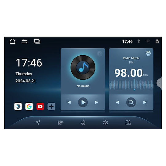 Bizzar Ηχοσύστημα Αυτοκινήτου για Toyota Celica / FJ / RAV 4 / Yaris 1999-2009 (Bluetooth/USB/WiFi/GPS/Apple-Carplay/Android-Auto) με Οθόνη Αφής 7"