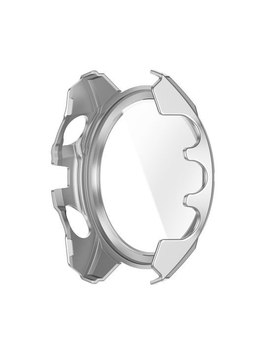 Plastic Case with Glass Silver/Black for Garmin Fenix 8 AMOLED (51mm)