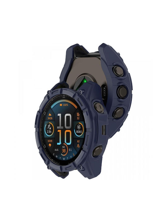 Silikonhülle Midnight Blue für Garmin Fenix 8 (47 mm)