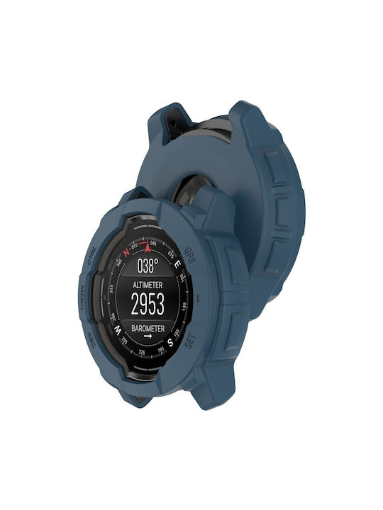 Silicone Case in Blue color for Garmin Instinct 3 (50mm)