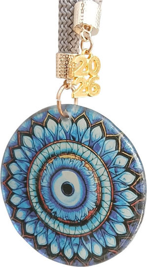 Moda Mostra Handmade Hanging Lucky Charm Burner Blue made of Glass 2026 8x8cm 1pcs