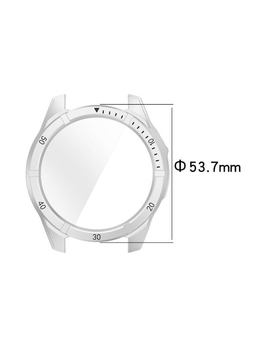 Пластмасов Калъф със Стъкло Silver/Black за Garmin Fenix 8 Solar (51mm)