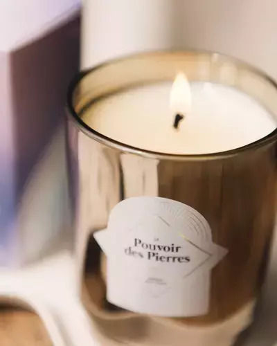 My Jolie Candle Power Stones Gold Necklace Candle Jewelry Necklace Surprise Amethyst