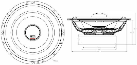 MTX Set Auto-Lautsprecher 6.5" mit 90W RMS (2 Weg)