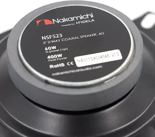 Nakamichi NSF523 Σετ Ηχεία Αυτοκινήτου 5.25" με 60W RMS (2 Δρόμων)