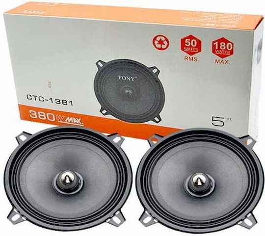 PerVoi Set Auto-Lautsprecher 5" mit 50W RMS (Tieftöner)