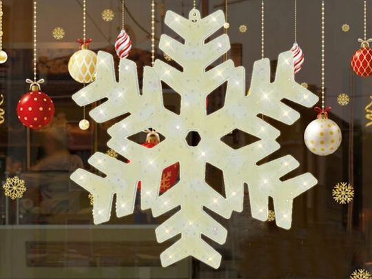 Verk Group Weihnachtlicher Dekorativer Stern Beleuchtet Kunststoff 1Stück