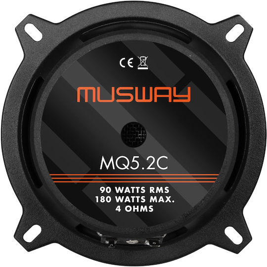 Musway Car Speaker Set MQ5.2C Separate 5.25" with 90W RMS (2 Way)