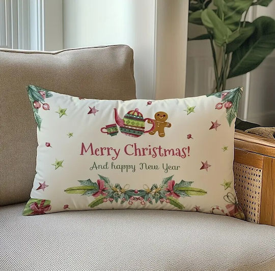 By Queen Limited Festive Edition Калъфка за Възглавница Джинджифилов Меденки 50×30 см