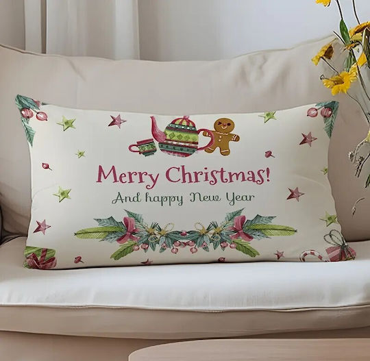 By Queen Limited Festive Edition Калъфка за Възглавница Джинджифилов Меденки 50×30 см