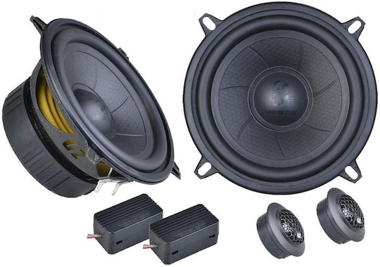 Ground Zero Σετ Ηχεία Αυτοκινήτου Διαιρούμενα 5" με 90W RMS (2 Δρόμων)
