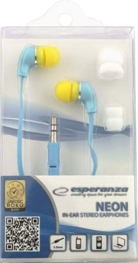 Esperanza Ακουστικά Ψείρες In Ear EH147 Μπλε