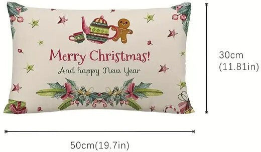 By Queen Limited Festive Edition Калъфка за Възглавница Джинджифилов Меденки 50×30 см