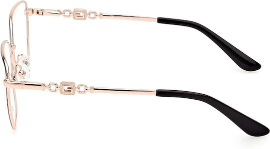 Guess Women's Metal Butterfly Black Prescription Eyeglass Frames GU2952 005