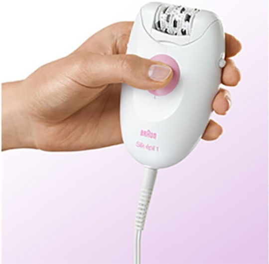 Braun Silk-Epil 1 Αποτριχωτική Μηχανή Epilator για Πρόσωπο & Σώμα
