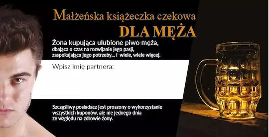 Grajmy razem Marriage Checkbook For Husband Sexy Δώρο