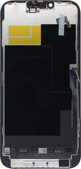 Screen OLED Soft with Touch Mechanism and Frame for iPhone 13 Pro Max (Black)