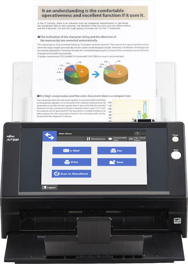 Fujitsu N7100E Sheetfed Scanner Legal
