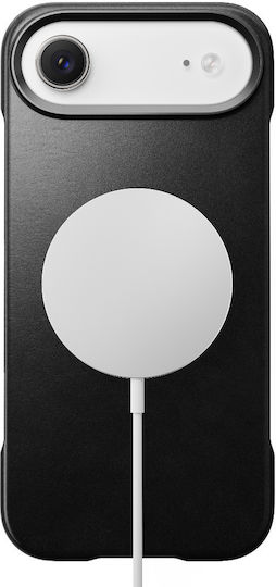 Nomad Back Cover Δερμάτινο / Σιλικόνης Μαύρο (iPhone Air)