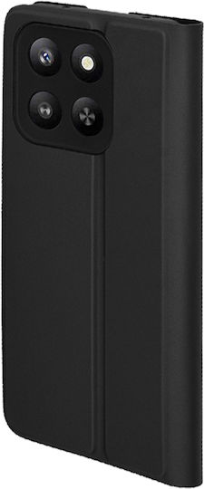 Techsuit Magskin Книга Силикон / Изкуствена кожа Черен (Honor 400)