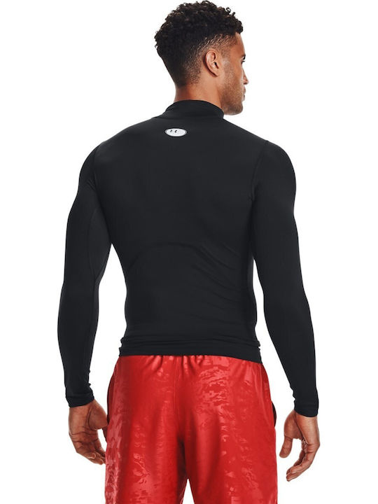 Under Armour HeatGear Bluza termica pentru barbati cu maneci lungi Compresie Negru