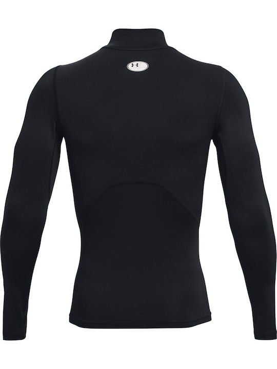 Under Armour HeatGear Bluza termica pentru barbati cu maneci lungi Compresie Negru