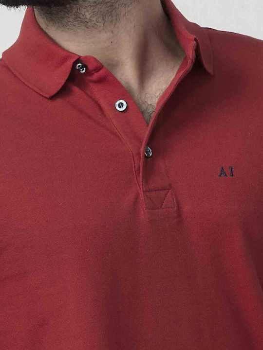 Polo Blouse Red