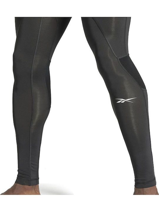 Reebok Workout Ready Ανδρικό Ισοθερμικό Παντελόνι Compression Μαύρο