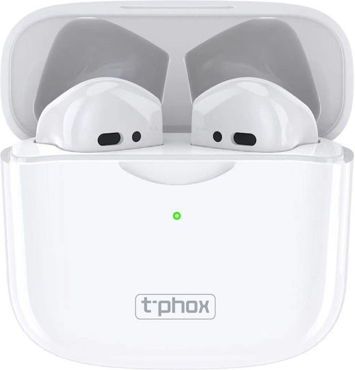 Remax TWS-10 Earbud Bluetooth Handsfree Earphones with Charging Case White