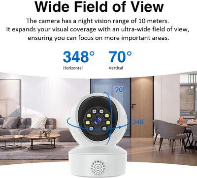 Vstarcam CS49LM IP Κάμερα Παρακολούθησης Wi-Fi Full HD+ 3MP Αδιάβροχη με Αμφίδρομη Επικοινωνία και Φακό 4mm