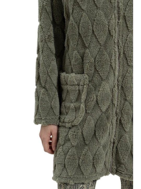 Giota Winter Women's Robe Olive